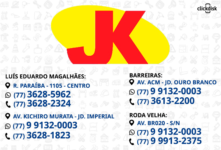 Banner .JK MATERIAIS DE CONSTRUÇÃO